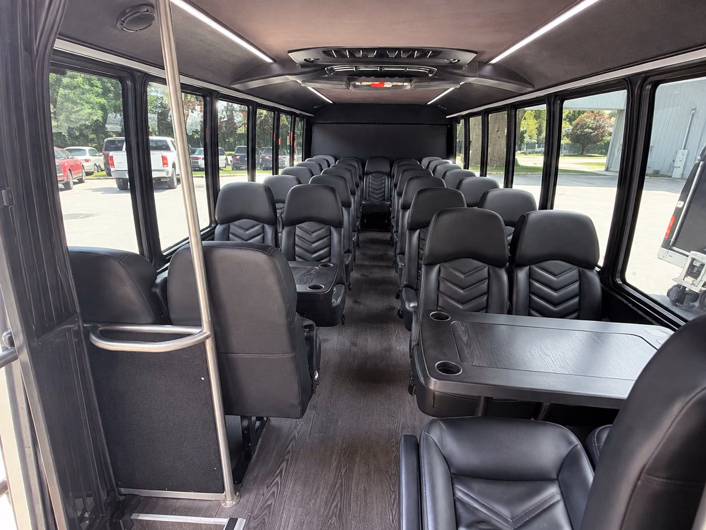 lynn 15 passenger minibus inside