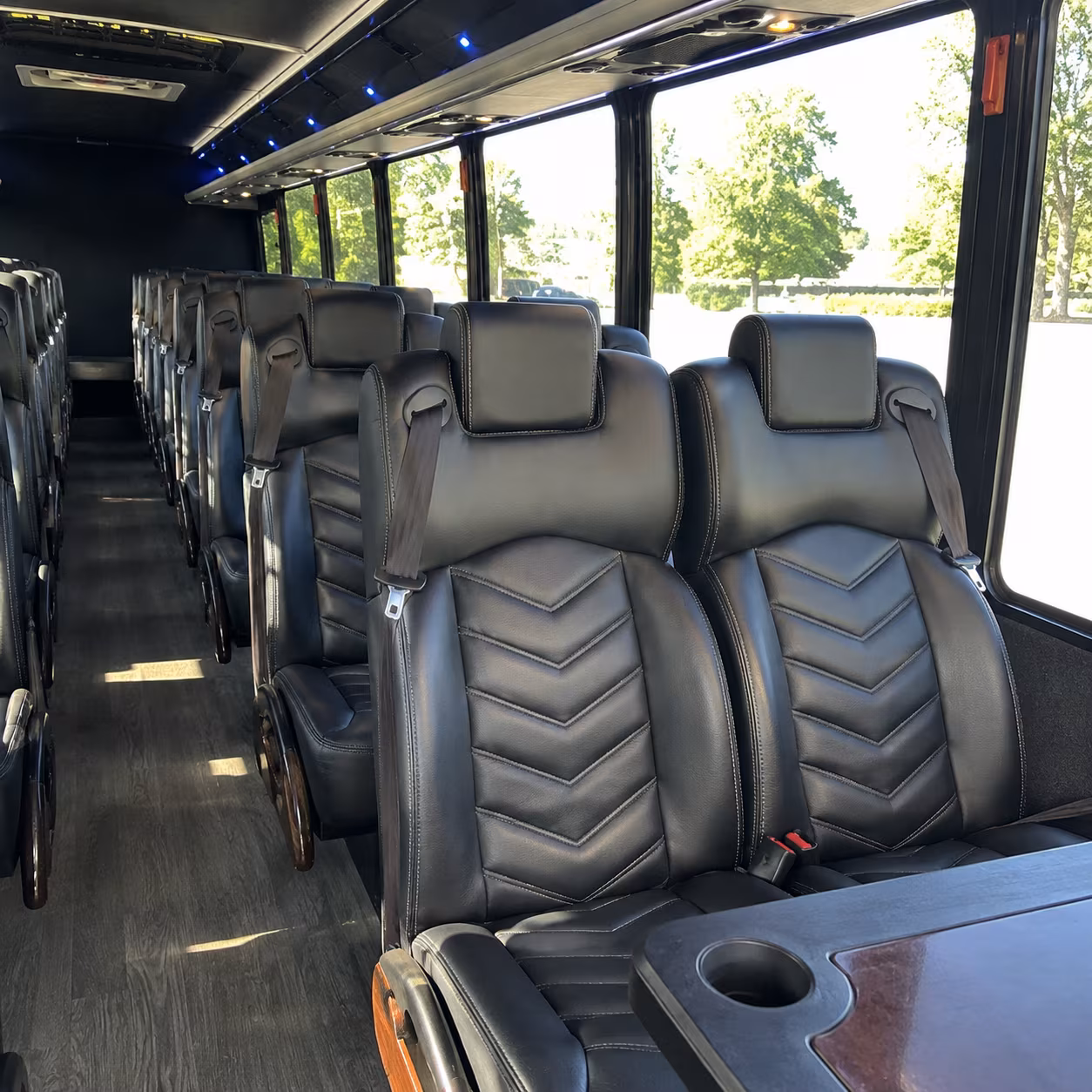lynn 25 passenger minibus interior