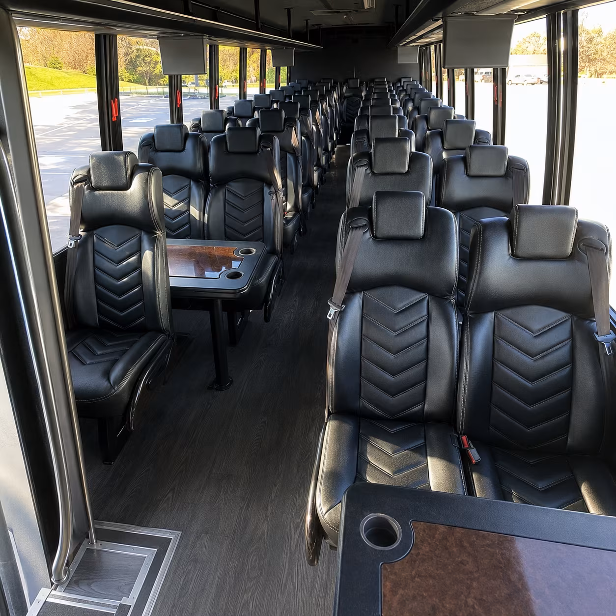lynn 28 passenger minibus inside