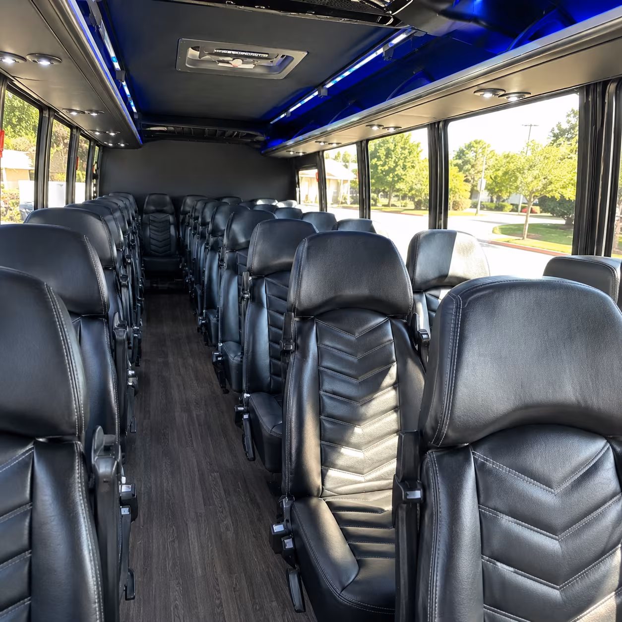 lynn 30 passenger minibus interior