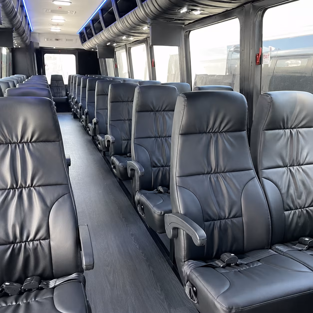 lynn 35 passenger minibus inside