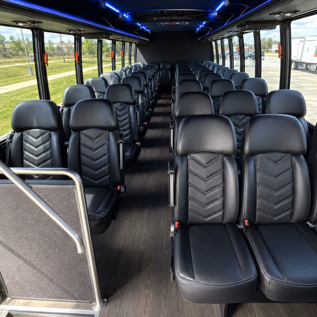 lynn 35 passenger minibus interior